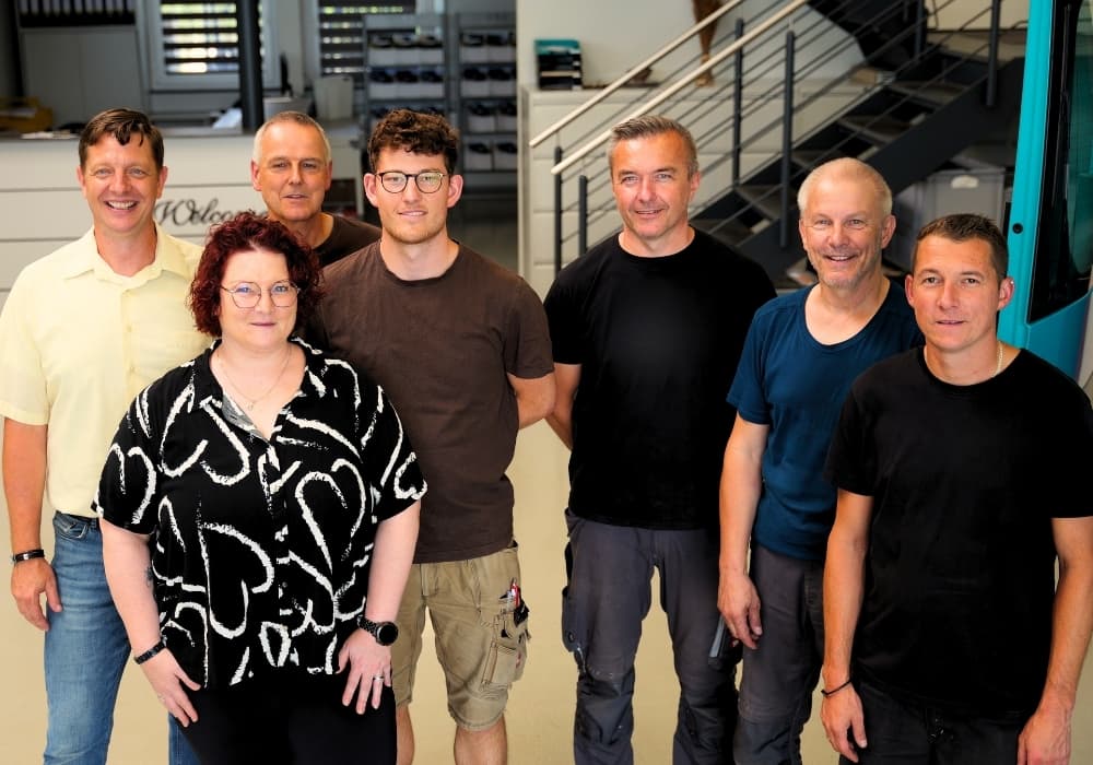 Das HRX-Team bei der Arbeit in Bretzfeld